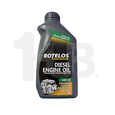 ROTELOS Heavy-Duty Diesel Engine Oil API CD SAE 40 1 Liter – Reliable Engine Protection for Diesel Vehicles