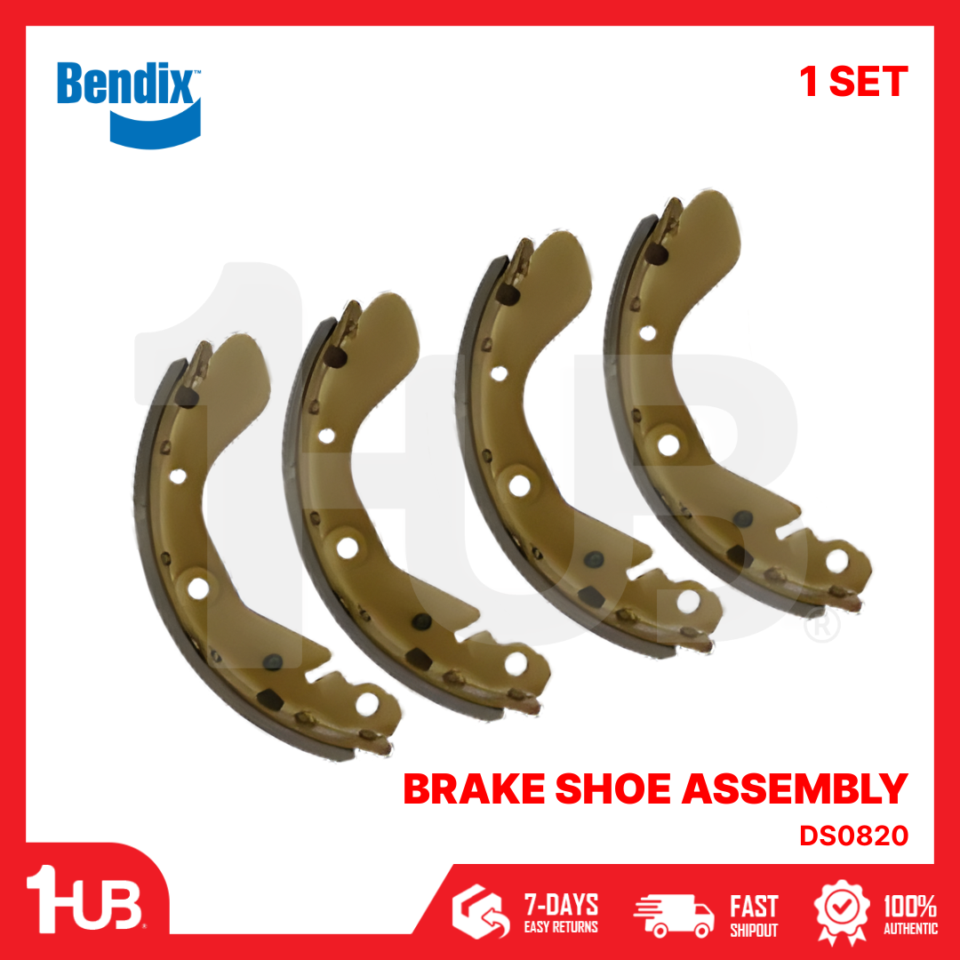 BENDIX BRAKE SHOE CHEVROLET SONIC 2012-18 DS0820 BS5066 ( 1 SET )