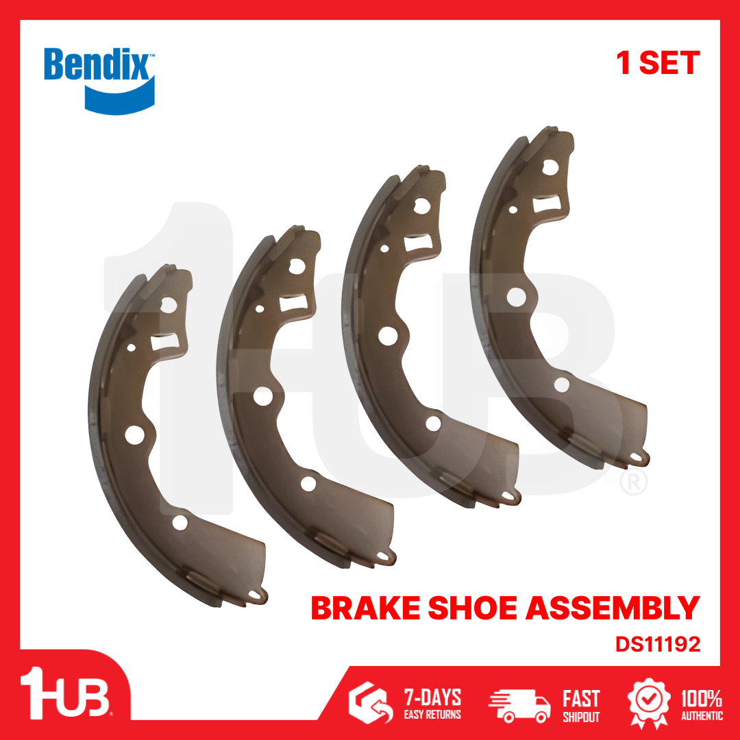 BENDIX BRAKE SHOE KIA PICANTO 2005-10 DS11192 BS5048 ( 1 SET )