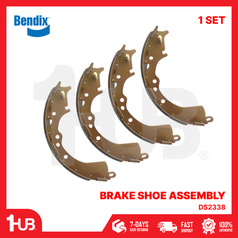 BENDIX BRAKE SHOE TOYOTA INNOVA 2005-15 DS2338 BS5235 ( 1 SET )