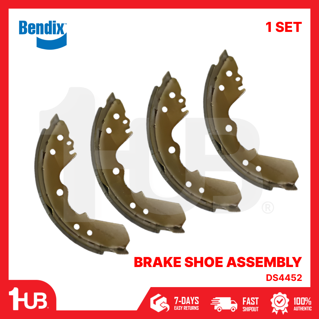 BENDIX BRAKE SHOE ISUZU HI-LANDER , CROSSWIND 1998-18 / PICK-UP TFR , TROOPER 1986-02 DS4452 BS1662 ( 1 SET )