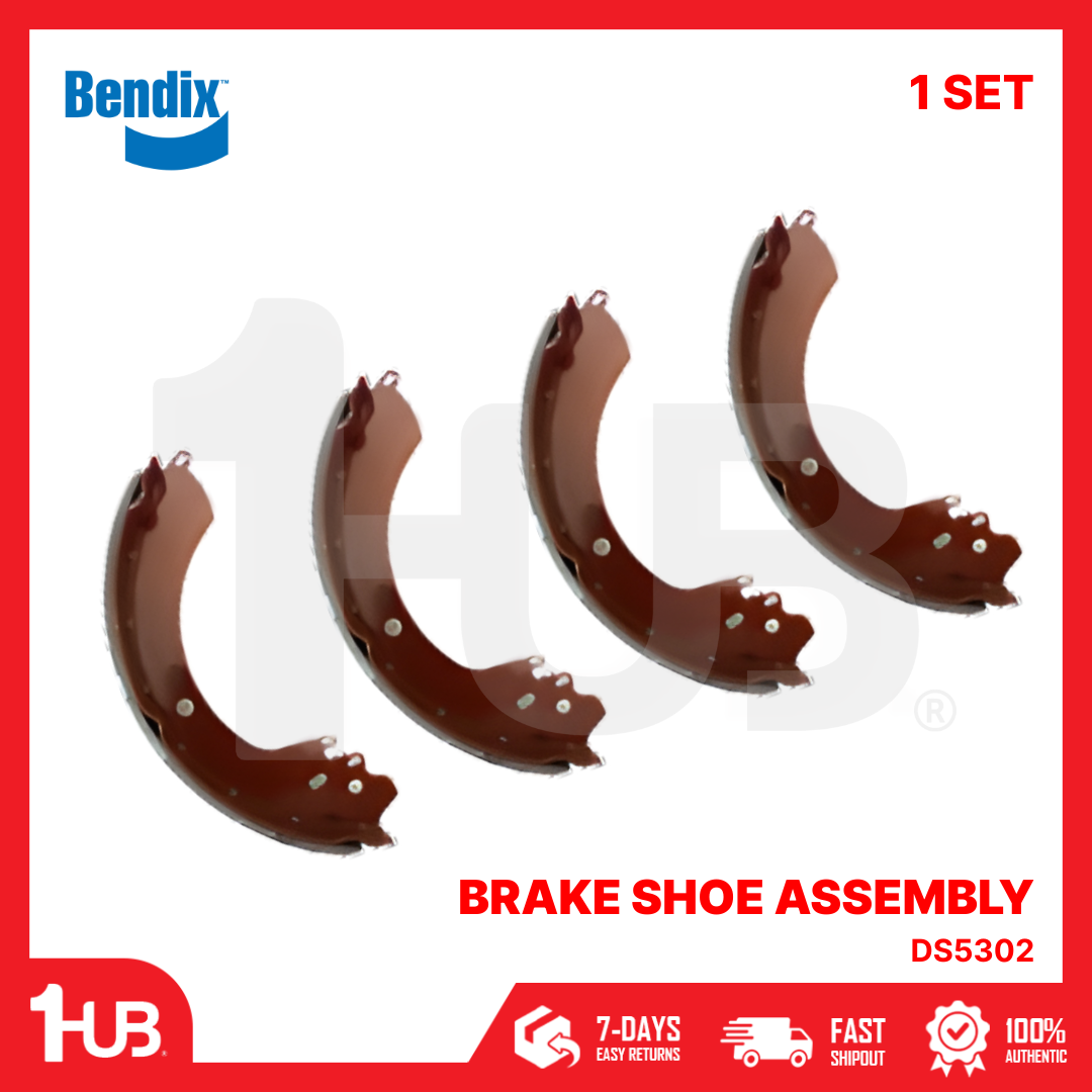 BENDIX BRAKE SHOE TOYOTA RUSH/DAIHATSU TERIOS 18-ON DS5302 ( 1 SET )