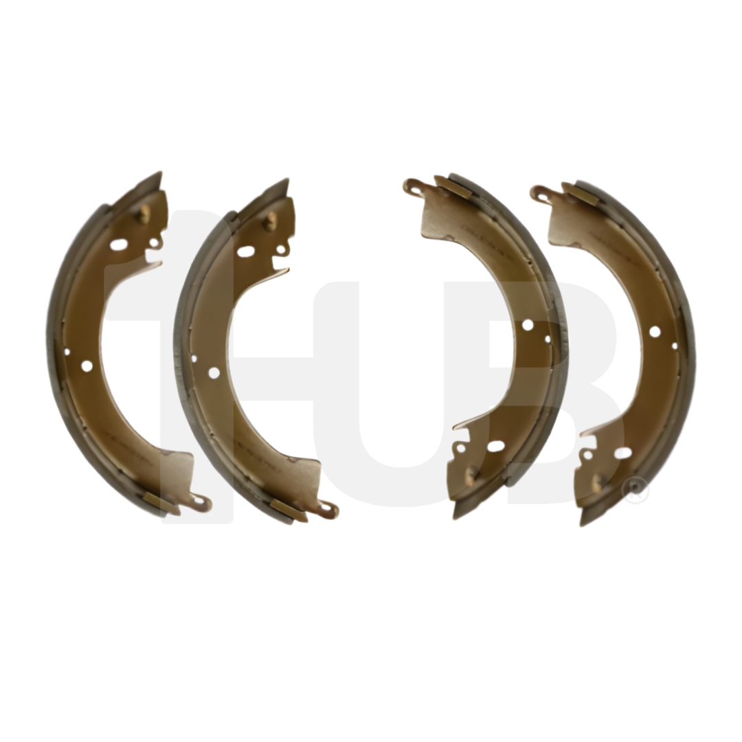 BENDIX BRAKE SHOE MITSUBISHI L200 4X2 , PAJERO 1985-06 / L300 (ALL) , L300 EURO4 1986-22 / ADVENTURE 1998-18 DS6664 BS1594 ( 1 SET )