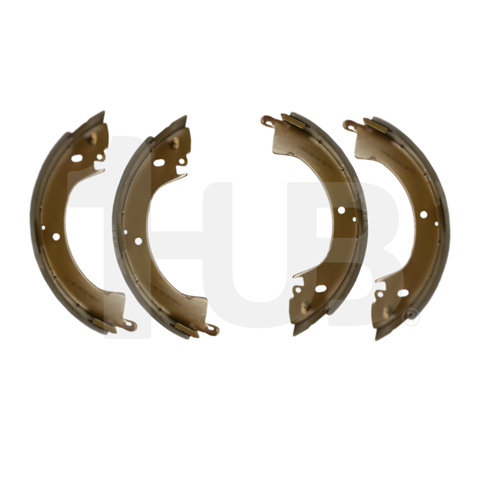 BENDIX BRAKE SHOE MITSUBISHI L200 4X2 , PAJERO 1985-06 / L300 (ALL) , L300 EURO4 1986-22 / ADVENTURE 1998-18 DS6664 BS1594 ( 1 SET )