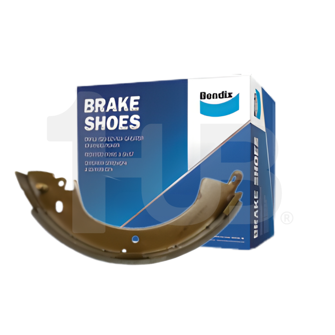 BENDIX BRAKE SHOE MITSUBISHI L200 4X2 , PAJERO 1985-06 / L300 (ALL) , L300 EURO4 1986-22 / ADVENTURE 1998-18 DS6664 BS1594 ( 1 SET )