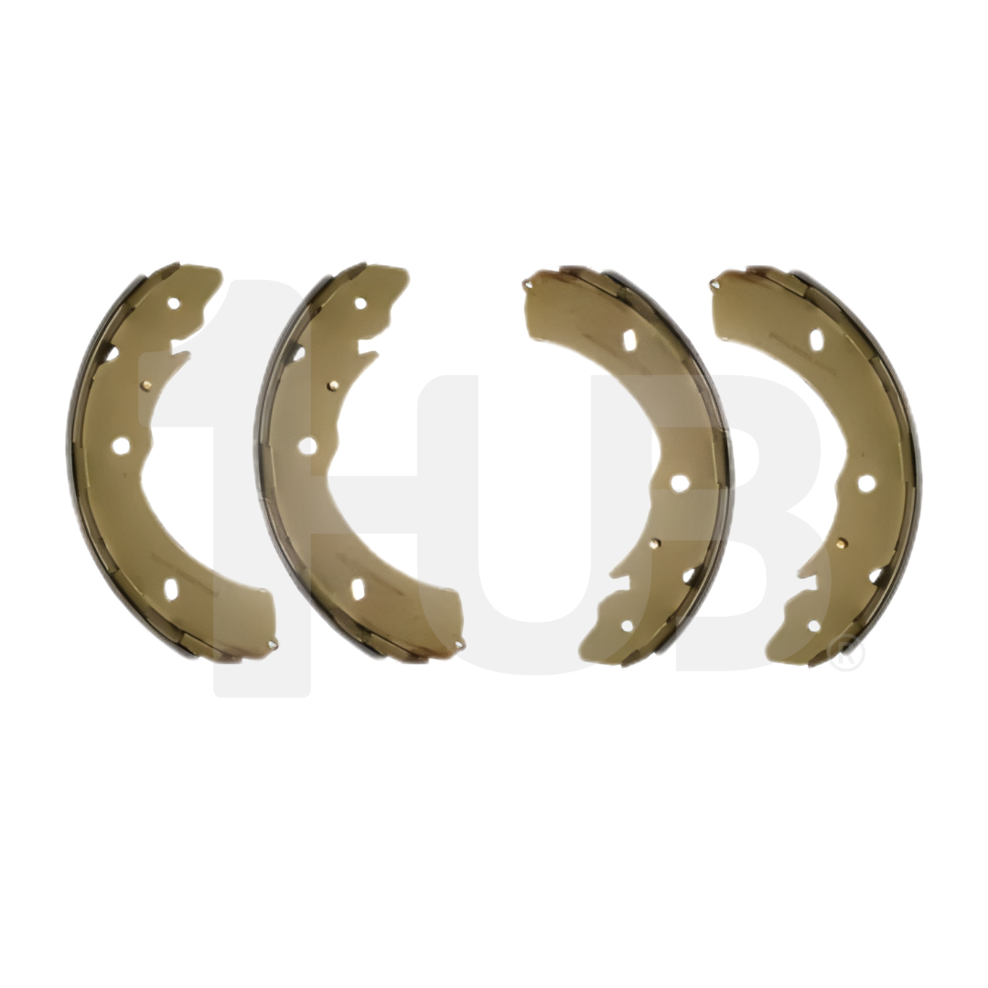 BENDIX BRAKE SHOE MITSUBISHI STRADA 4X4 , TRITON 2006-19 / STRADA GLS , GT 2016-19 / MONTERO SPORT 2008-16 / CHEVROLET COLORADO 2.8L 2013-19 DS6741 BS5018 ( 1 SET )