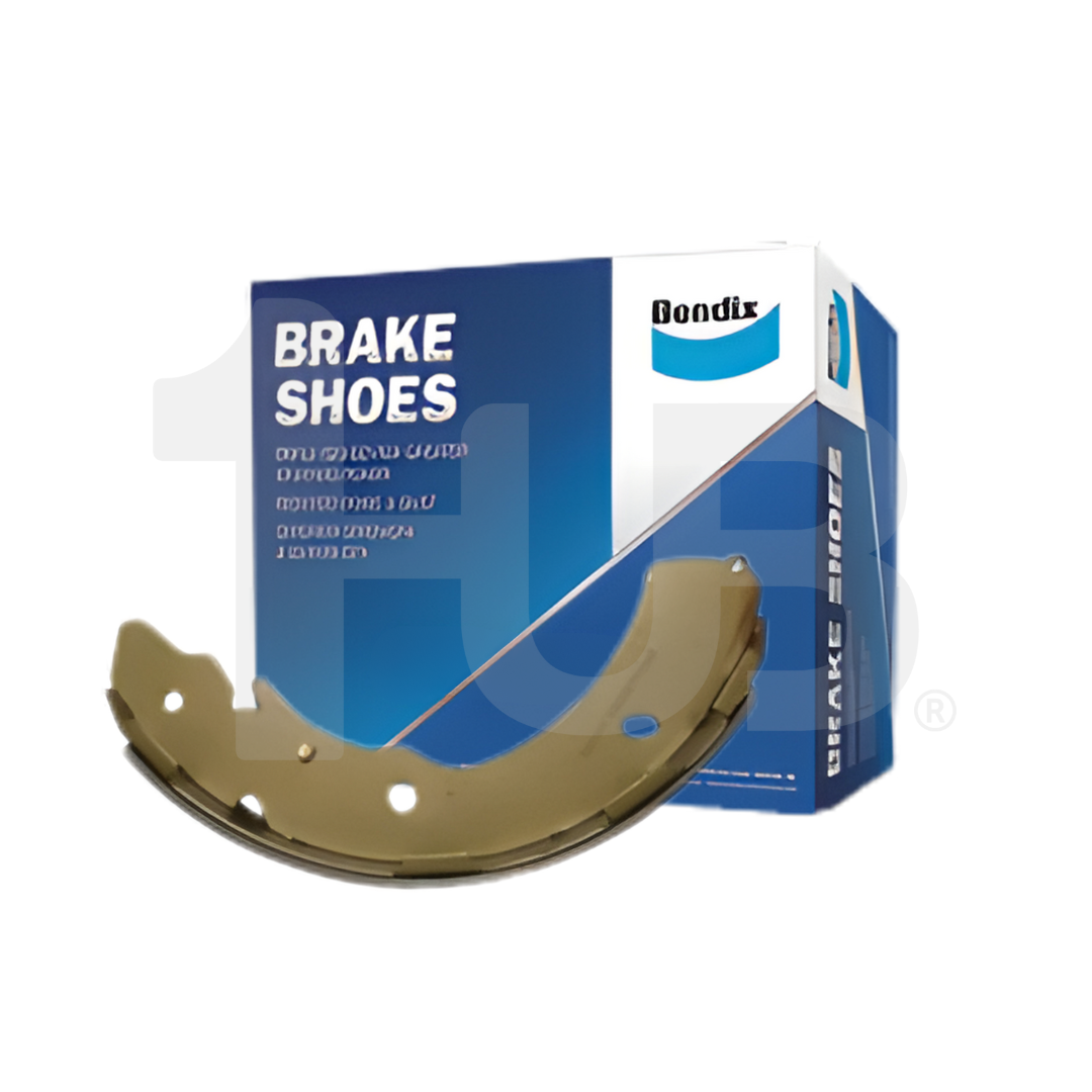 BENDIX BRAKE SHOE MITSUBISHI STRADA 4X4 , TRITON 2006-19 / STRADA GLS , GT 2016-19 / MONTERO SPORT 2008-16 / CHEVROLET COLORADO 2.8L 2013-19 DS6741 BS5018 ( 1 SET )
