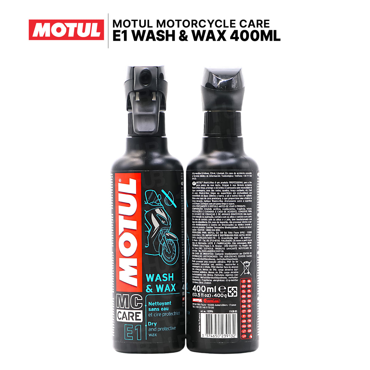 Motul E1 Wash & Wax 400ml 102996