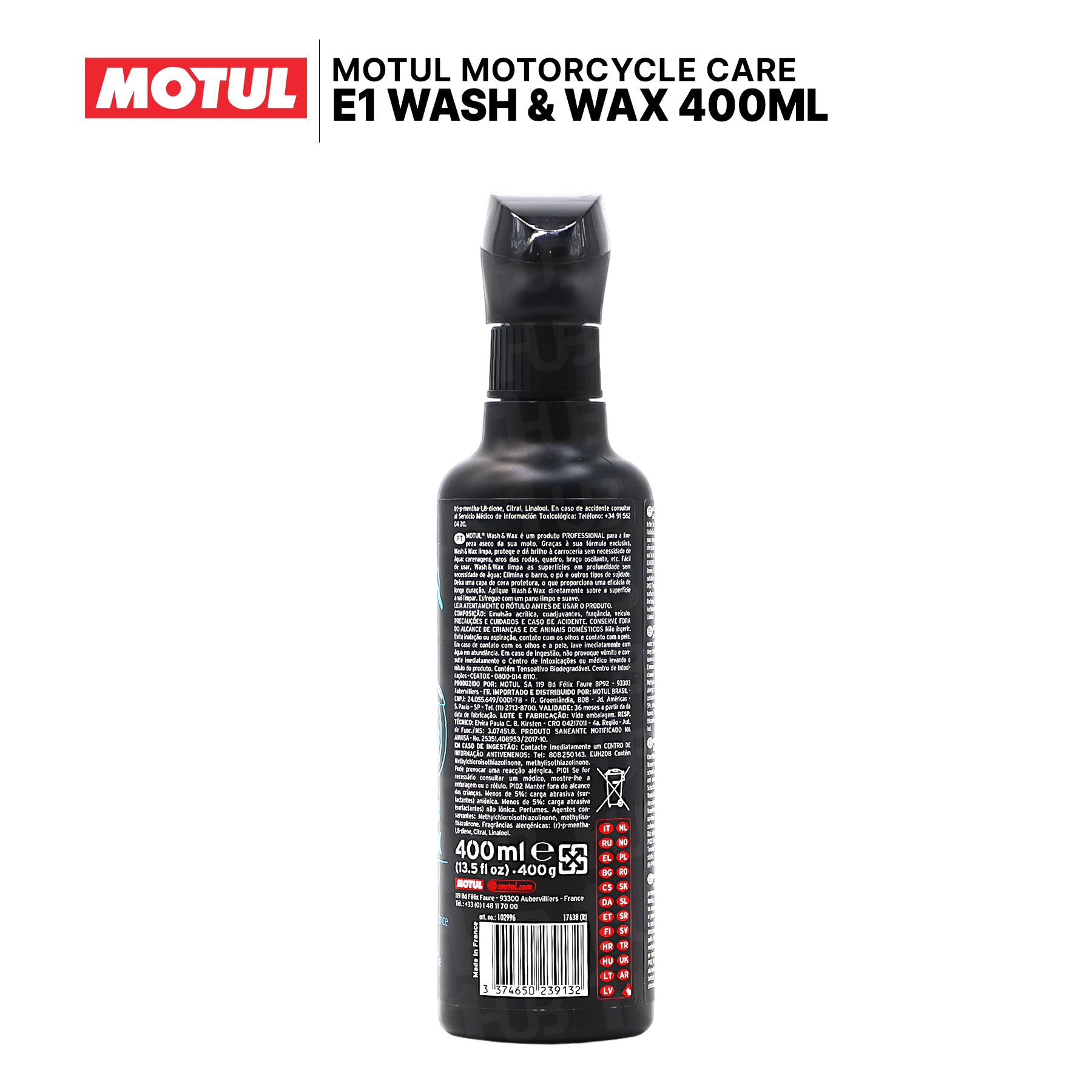 Motul E1 Wash & Wax 400ml 102996