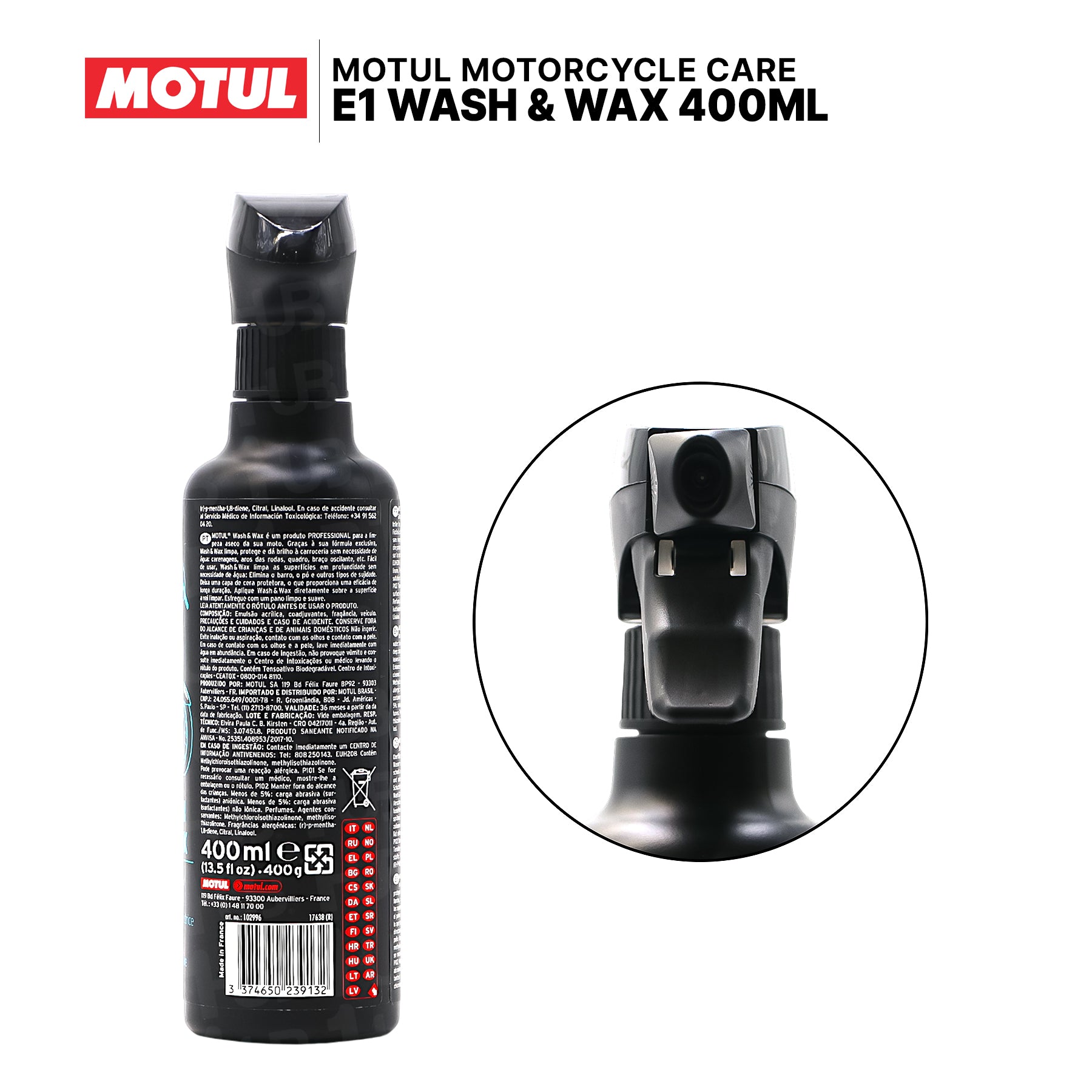 Motul E1 Wash & Wax 400ml 102996