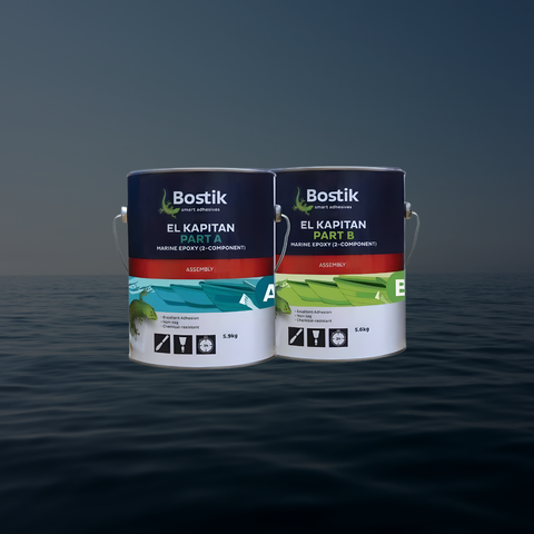 BOSTIK EL KAPITAN MARINE EPOXY 2 COMPONENT - PART A & B