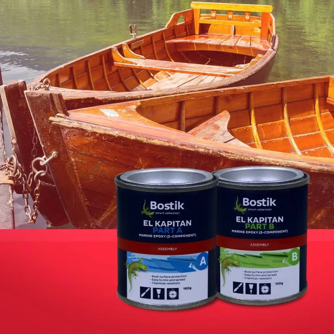 BOSTIK EL KAPITAN MARINE EPOXY 2 COMPONENT - PART A & B