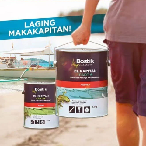 BOSTIK EL KAPITAN MARINE EPOXY 2 COMPONENT - PART A & B