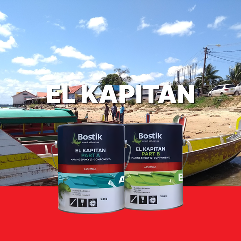 BOSTIK EL KAPITAN MARINE EPOXY 2 COMPONENT - PART A & B