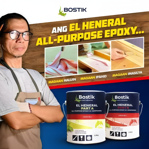 BOSTIK EL HENERAL ALL-PURPOSE EPOXY 2 COMPONENT - PART A & B