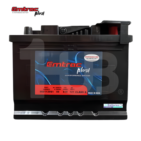 EMTRAC BATTERY 5661-12061 PLUS PLATINUM DIN66 ( 1 PC )