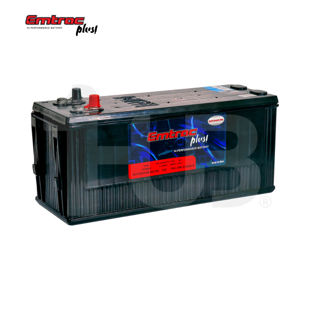 EMTRAC BATTERY N120/2D PLUS TRUCKBOOST 130/240/800 51 EMP130 ( 1 PC )