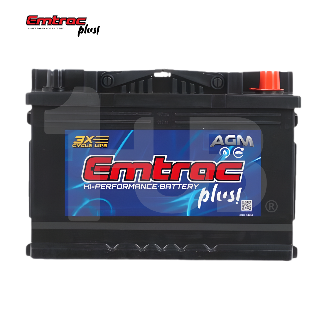 EMTRAC BATTERY PALLADIUM AGM DIN 80 H7-LN4/ DIN80 ( 1 PC )