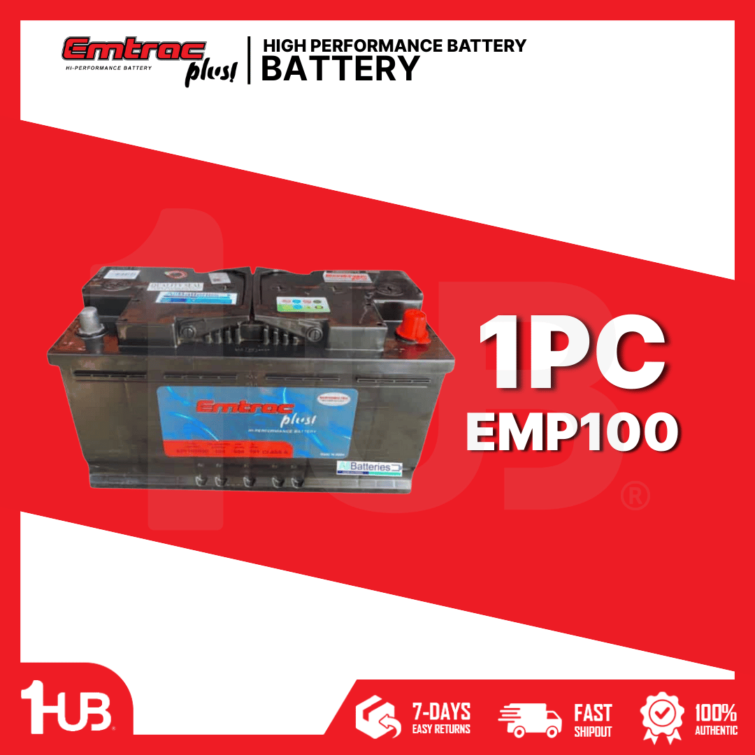 EMTRAC BATTERY PLUS TRUCKBOOST EMP100 (N100) ( 1 PC )