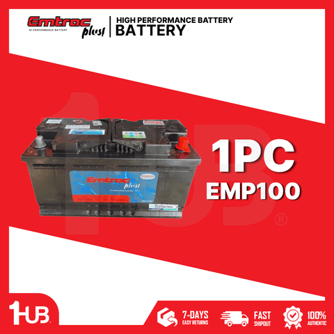 EMTRAC BATTERY PLUS TRUCKBOOST EMP100 (N100) ( 1 PC )