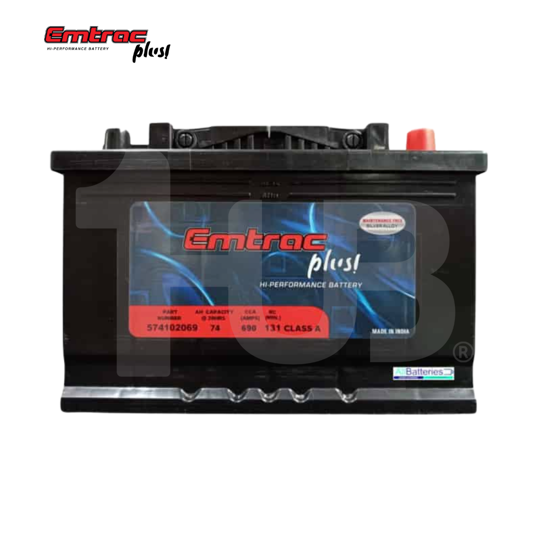 EMTRAC BATTERY Platinum 74/ 131/ 690 278X175X190 DIN74 ( 1 PC )