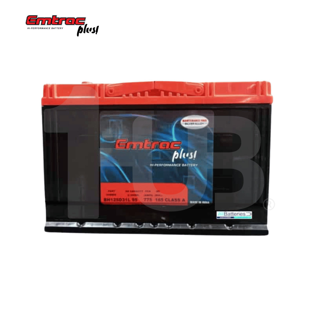 EMTRAC CAR BATTER PLATINUM 3SMF / N70L BH125D31L ( 1 PC )