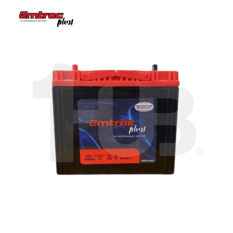 EMTRAC CAR BATTERY 1SNF / NS60L TITANIUM 55B24L ( 1 PC )