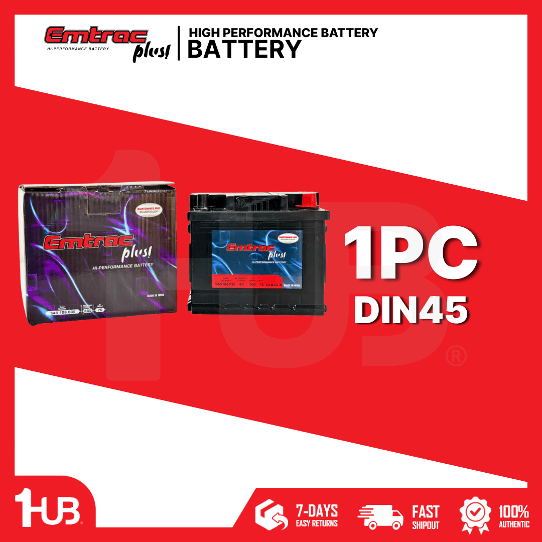 EMTRAC CAR BATTERY 545106036 PLATINUM DIN45 ( 1 PC )