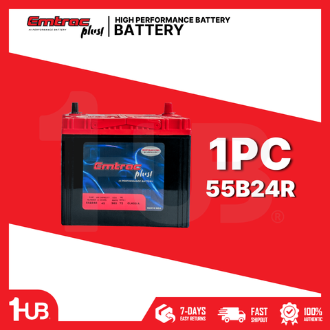 EMTRAC BATTERY TITANIUM REVERSE NS60 / 55B24R ( 1 PC )
