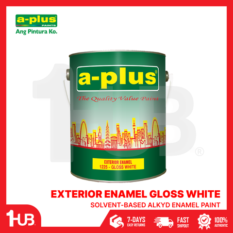 A-Plus® Exterior Enamel Gloss White (4L)