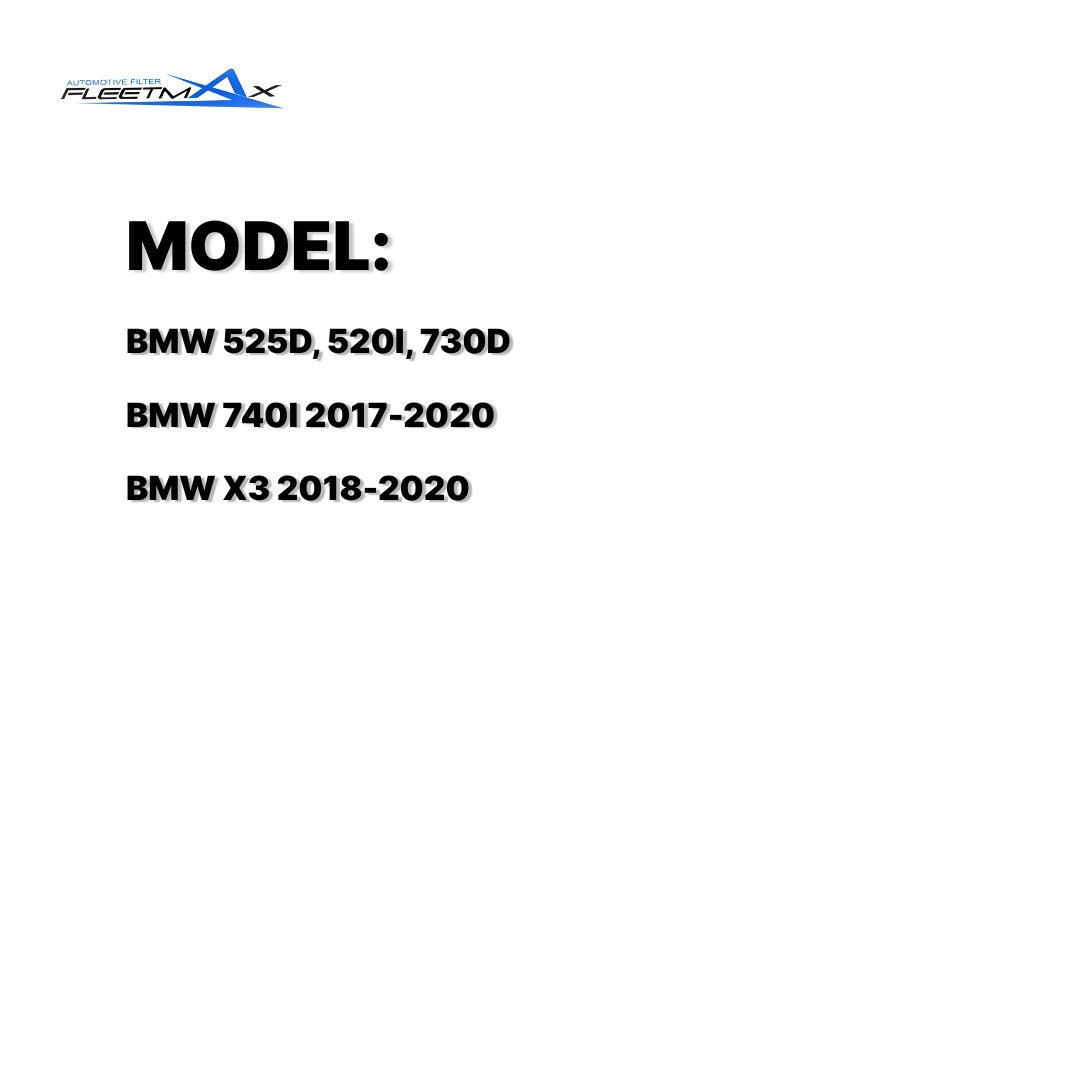 FLEETMAX AIR FILTER BMW 525D, 520i, 730D, 740i 17-20, X3 18-20 FAS8738 ( 1 PC )