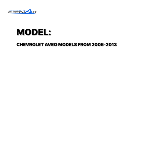 FLEETMAX AIR FILTER CHEVROLET AVEO 05-13 FAS8703 ( 1 PC )