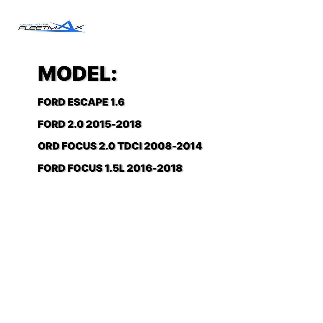FLEETMAX AIR FILTER FORD ESCAPE 1.6, 2.0 15-18, FOCUS 2.0 TDCi 08-14, FOCUS 1.5L 16-18 FAS8614 ( 1 PC )