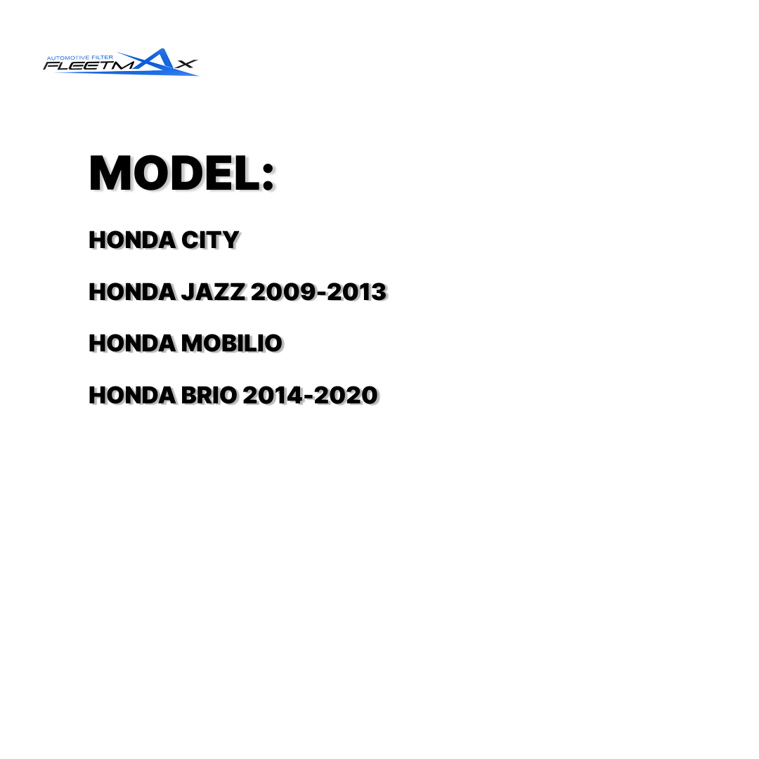 FLEETMAX AIR FILTER HONDA CITY, JAZZ 09-13 / MOBILIO, BRIO 14-20 FAS8858 ( 1 PC )