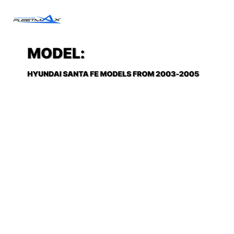FLEETMAX AIR FILTER HYUNDAI SANTA FE (IMPORTED) 03-05 FAS8324 ( 1 PC )