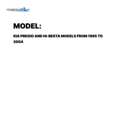 FLEETMAX AIR FILTER KIA PREGIO, HI-BESTA 95-04 K71E FAS8021 ( 1 PC )