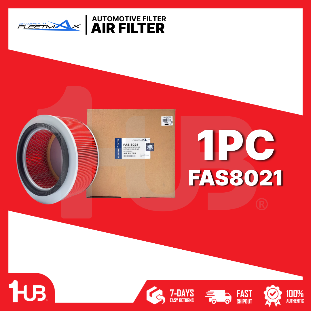 FLEETMAX AIR FILTER KIA PREGIO, HI-BESTA 95-04 K71E FAS8021 ( 1 PC )