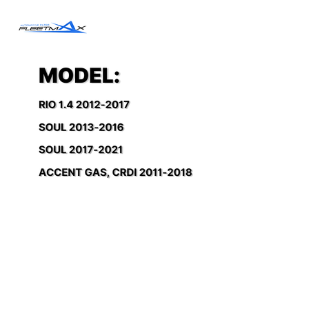 FLEETMAX AIR FILTER KIA / HYUNDAI RIO 1.4 12-17, SOUL 13-16, SOUL 17-21 / ACCENT GAS, CRDi 11-18 FAS8345 ( 1 PC )