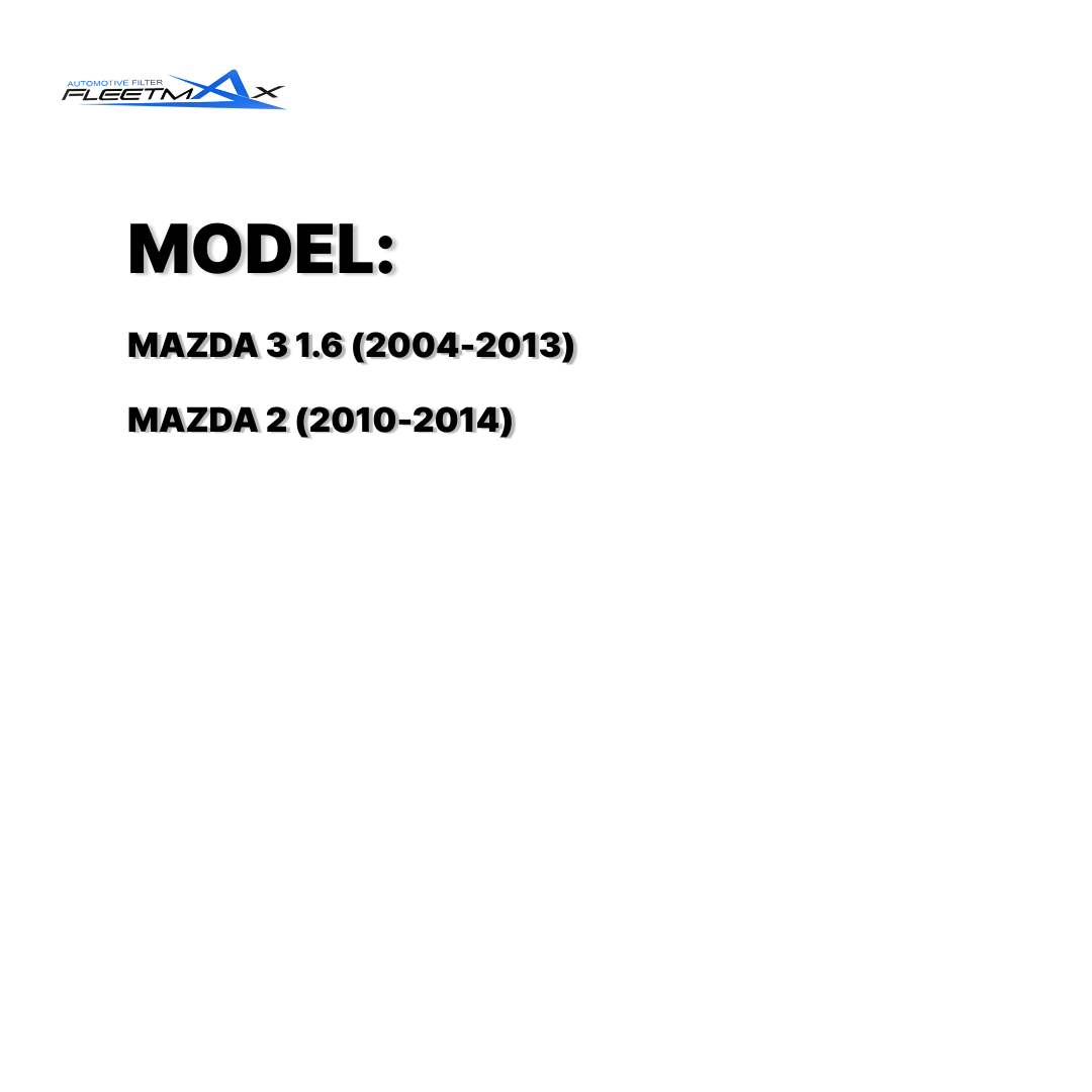 FLEETMAX AIR FILTER MAZDA 3 1.6 04-13, 2 10-14 FAS8609 ( 1 PC )
