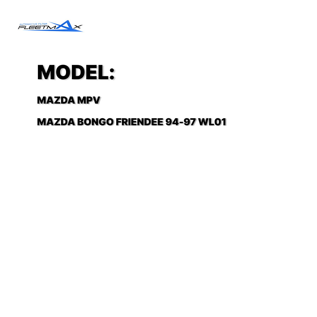 FLEETMAX AIR FILTER MAZDA MPV, BONGO FRIENDEE 94-97 WL01 FAS8632 ( 1 PC )