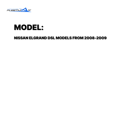 FLEETMAX AIR FILTER NISSAN ELGRAND DSL 08-09 -0W800 FAS8477 ( 1 PC )