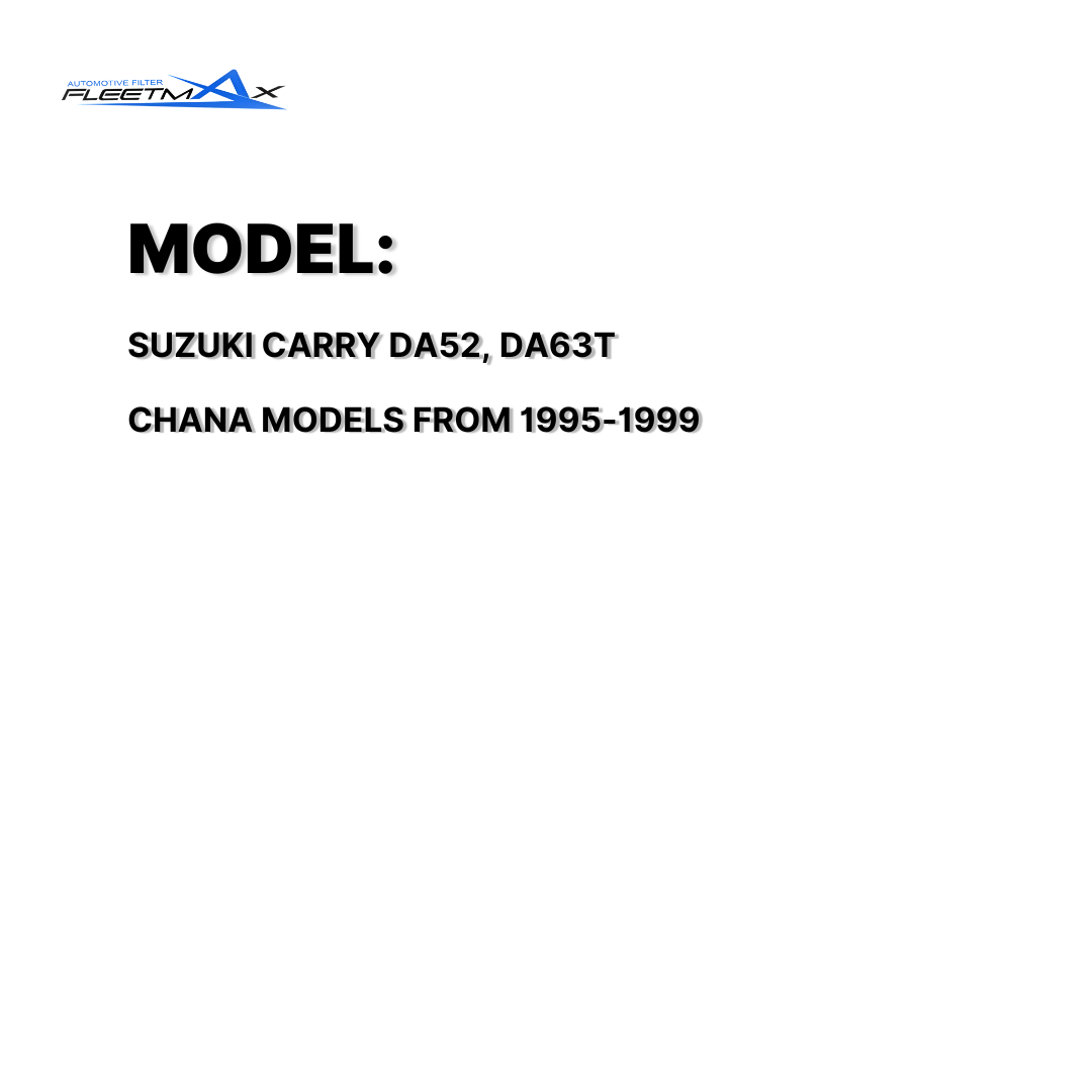 FLEETMAX AIR FILTER SUZUKI CARRY DA52, DA63T, CHANA 95-99 -77A PANEL FAS8044 ( 1 PC )
