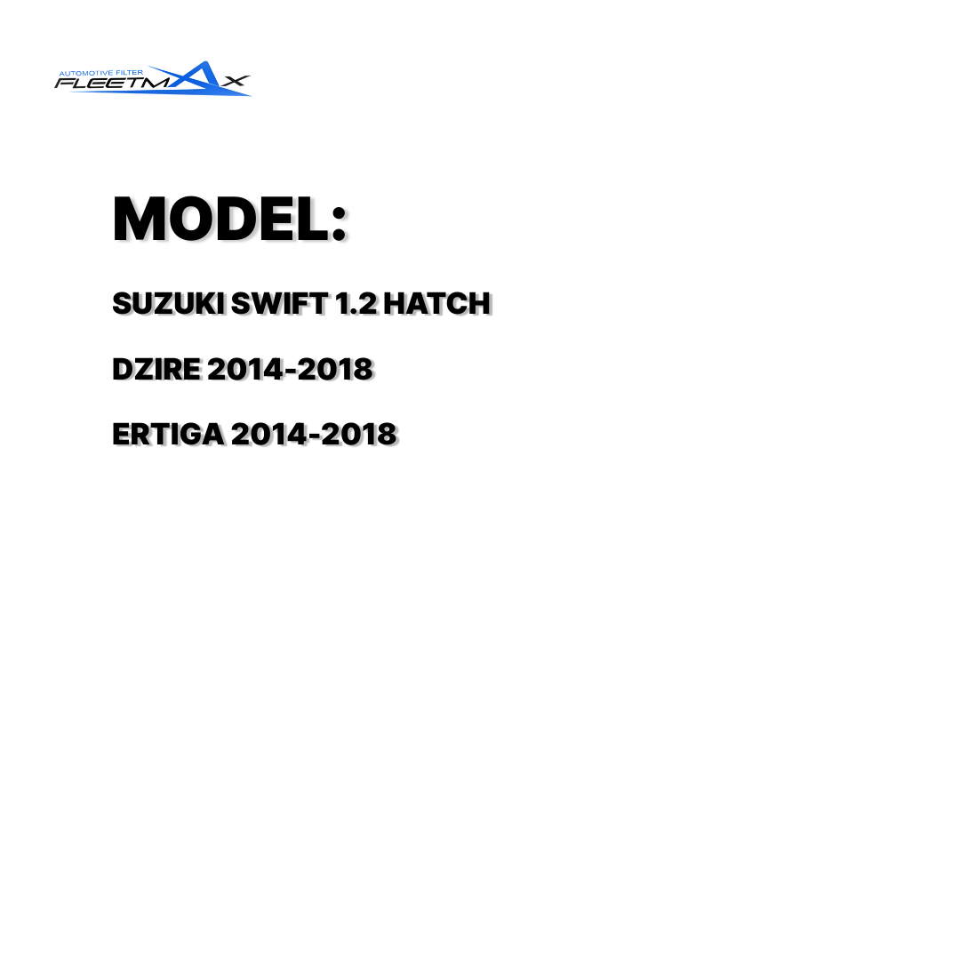 FLEETMAX AIR FILTER SUZUKI SWIFT 1.2 HATCH, DZIRE 14-18 / ERTIGA 14-18 FAS8073 ( 1 PC )