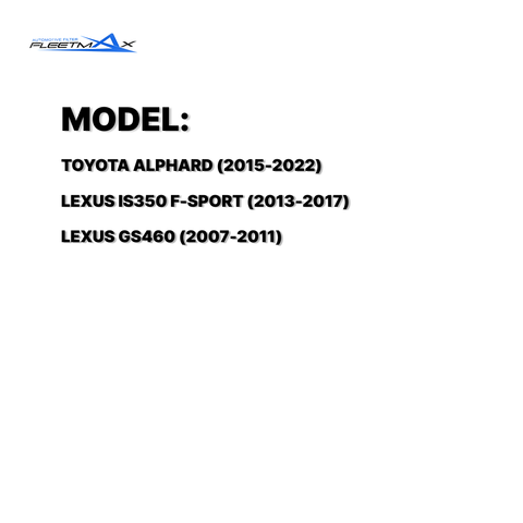 FLEETMAX AIR FILTER TOYOTA ALPHARD NEW 15-22, LEXUS IS350 F-SPORT 13-17, LEXUS GS460 07-11 FAS8561 ( 1 PC )