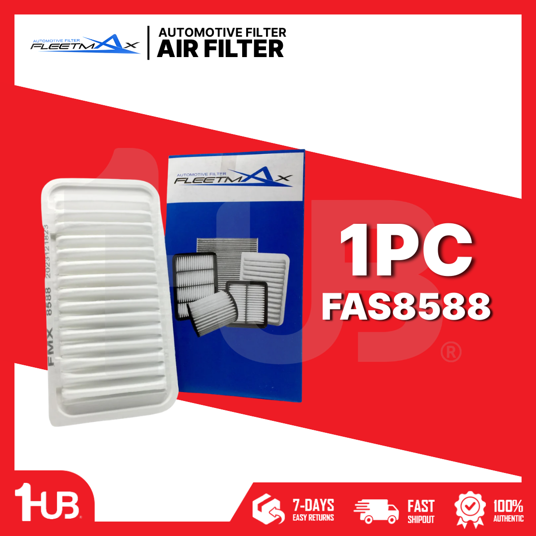 FLEETMAX AIR FILTER TOYOTA COROLLA ALTIS 01-07 / 86 12-17 FAS8588 ( 1 PC )