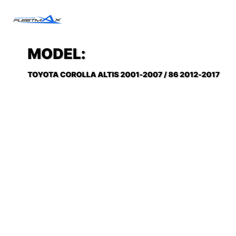 FLEETMAX AIR FILTER TOYOTA COROLLA ALTIS 01-07 / 86 12-17 FAS8588 ( 1 PC )