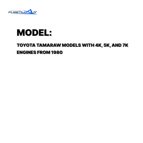 FLEETMAX AIR FILTER TOYOTA TAMARAW (4K, 5K, 7K) 80-98 / COROLLA (4K) 80-83 FAS8052 ( 1 PC )