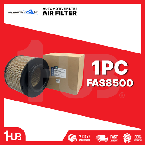 FLEETMAX AIR FILTER TOYOTA / FORD INNOVA, FORTUNER, HI-LUX 05-16 GENUINE TYPE / RANGER 07-12, EVEREST TDCi DIESEL 07-14 FAS8500 ( 1 PC )