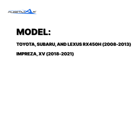 FLEETMAX AIR FILTER TOYOTA / SUBARU LEXUS RX450H 08-13 / IMPREZA , XV NEW 18-21 FAS8481 ( 1 PC )