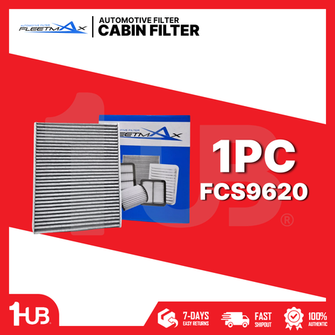 FLEETMAX CABIN FILTER FORD FIESTA 14-18 W/ CHARCOAL / ECOSPORT 14-18 FCS9620 ( 1 PC )